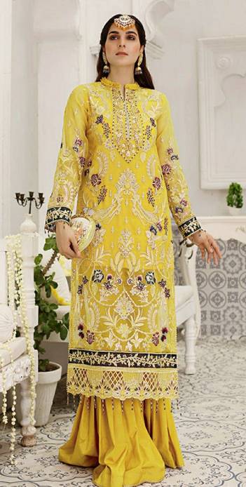 D.NO.R-593 BY RAMSHA ORGANZA  EMBROIDERY KURTI MANUFACTURE IN INDIA