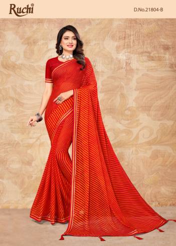 DHUN VOL-5 BY RUCHI CHIFFON SAREE WHOLESALER IN INDIA