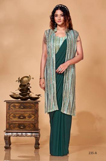 D.NO. 235A & 236A BY AMOHA PARTY WEAR SAREES WHOLESALER IN INDIA