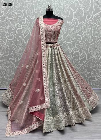 D.NO. 2539 BY ANJANI ART FANCY EMBROIDERY LEHENGA WHOLESALER IN INDIA