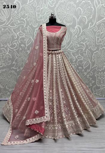 D.NO. 2540 BY ANJANI ART EMBROIDERY LEHENGA CHOLI MANUFACTURER IN INDIA