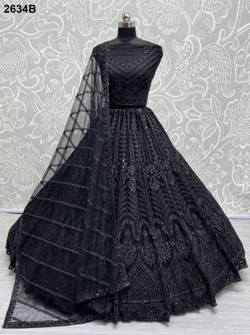 SERIES – 2634A & 2634B BY ANJANI ART EMBROIDERY LEHENGA CHOLI MANUFACTURER IN INDIA