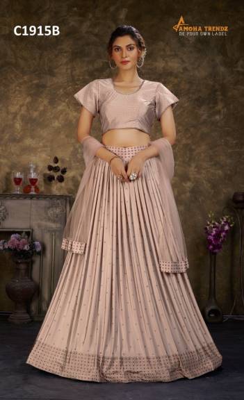 D.NO. C1915B BY AMOHA FANCY LEHENGA CHOLI MANUFACTURER IN INDIA