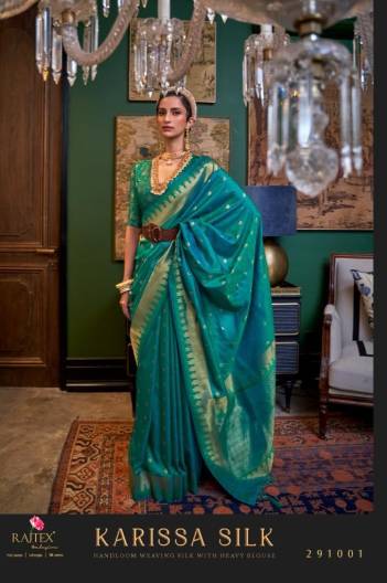 KARISSA SILK BY RAJTEX WEAVING SILK SAREE PRINTED SAREE WHOLESALER IN SURAT