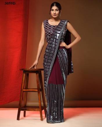  D.NO. 3059A TO 3059D BY BT SOFT GEORGETTE MANUFACTURER IN INDIA 