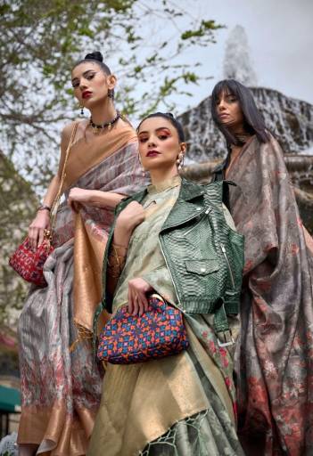 KINSEL BY RAJTEX PRINTED SAREE WHOLESALER IN SURAT