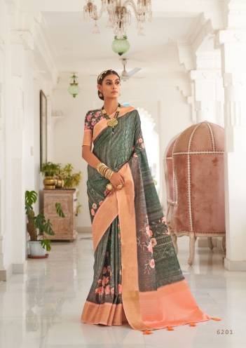 NAMAMI BY PANKH PRINTED SAREE MANUFACTURER IN INDIA
