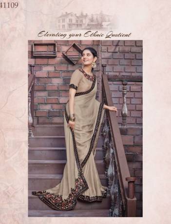 ADVEKA BY MAHOTSAV SILK GEORGETTE SAREE MANUFACTURER IN INDIA