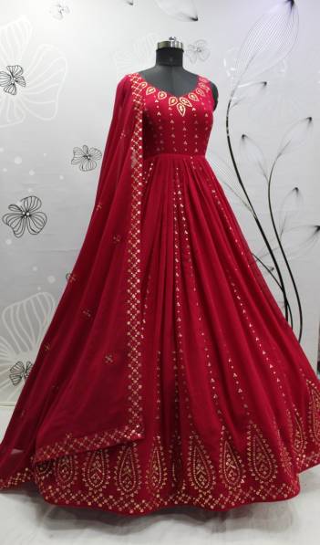 Sequins Slit Cocktail Gown - Manufacturer Exporter Supplier from Lucknow  India