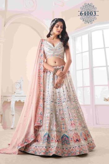 VOL-46 BY ARYA DESIGNER GEROGEETE LEHENGA CHOLI WHOLESALER IN INDIA