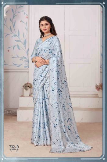 D.NO. 732A TO 732D BY MEHEK PRINTED SAREE WHOLESALER IN SURAT