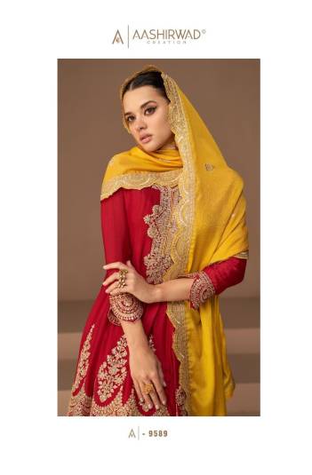HEENA BY AASHIRWAD CREATION CHINON SILK SALWAR KAMEEZ WHOLESALER IN INDIA