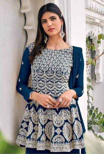 DESIGN - EB 1023 BY SAGAR IMPEX GORGETTE SALWAR KAMEEZ WHOLESALER IN INDIA