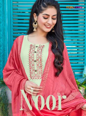 Noor Vol 4 by Tips & Tops Fancy Readymade Dress Top Bottom Dupatta For Women
