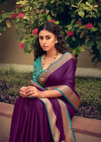 Aparna By Kashvi Womens Daily Wear Moss Chiffon Saree Collection