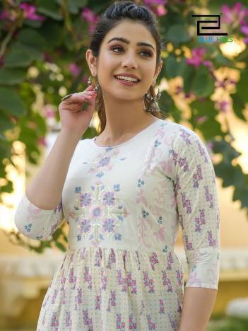 Livik Vol 11 By Blue Hills Heavy Cotton Embroidery Kurti Wholesaler in Surat