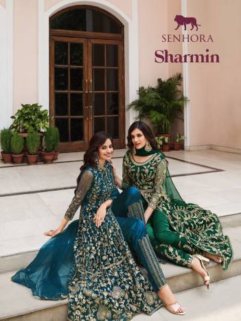 Sharmin by Senhora Dresses Designer Anarkali Wholesaler in India