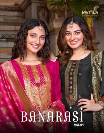 Banarasi Vol 1 By Radhika Lifestyle Readymade Salwar Suit Wholesaler in India