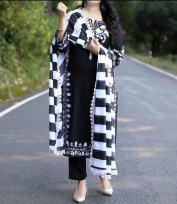 RN Radhika Georgette Embroidered Salwar Suit Wholesaler in Surat 