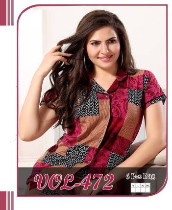 Vol 472 Summer Special Women Cotton Fancy Printed Night Suit Wholesaler 