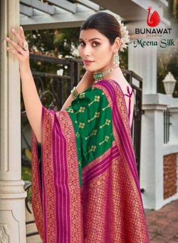 Meena Silk By Bunawat Traditional South Indian Silk Saree Manufacturer and Wholesaler in India