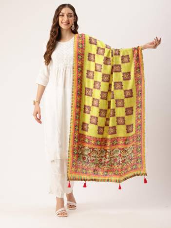 Sangam Vol 1 By Bunawat Beautiful Cotton Printed Dupatta Manufacturer in India