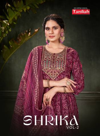 SHRIKA VOL 2 BY TANIKSH DESIGNER EMBROIDERY SALWAR SUIT WHOLESALER IN INDIA