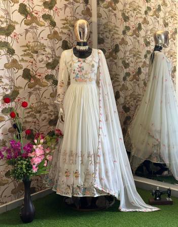 DVD 5021 BY SAGAR IMPEX DESIGNER EMBROIDERY GOWN WHOLESALER IN SURAT