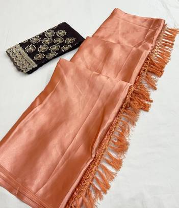 DIAMOND SATTIN BY RAJYOG DESIGNER SAREE WHOLESALER IN INDIA