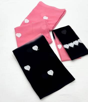 LITTLE HEART BY RAJYOG DESIGNER GEORGETTE SAREE WHOLESALER IN INDIA