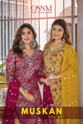 MUSKAN VOL 5 BY OSSM DESIGNER SALWAR SUIT WHOLESALER IN INDIA