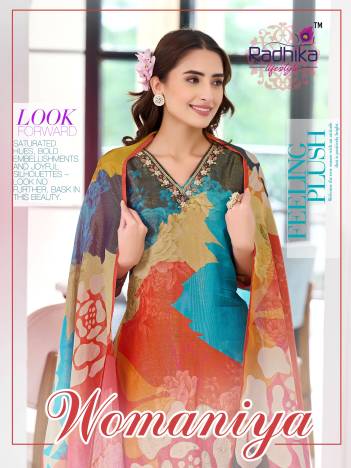 WOMANIYA VOL 1 BY RADHIKA LIFE STYLE DESIGNER COTTON  SALWAR SUIT WHOLESALER IN INDIA