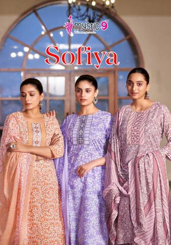 SOFIYA VOL 1 BY MYSTIC 9 DESIGNER EMBROIDERY SALWAR SUIT WHOLESALER IN INDIA