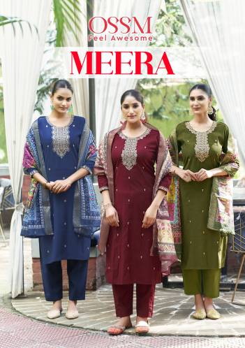 MEERA BY OSSM DESIGNER SILK SALWAR SUIT WHOLESALER IN INDIA