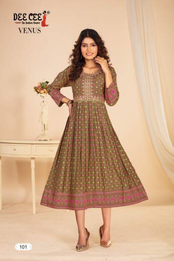 VENUS BY SAGAR IMPEX DESIGNER LONG KURTI WHOLESALER IN INDIA