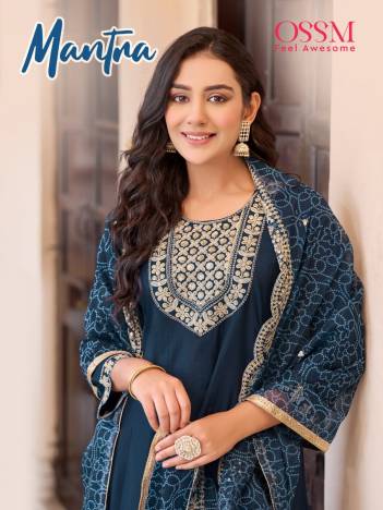MANTRA BY OSSM DESIGNER SILK ANARKALI SALWAR SUIT WHOLESALER IN INDIA