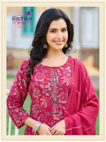 SATRANGI VOL 6 BY RADHIKA LIFESTYLE DESIGNER SALWAR SUIT WHOLESALER IN INDIA