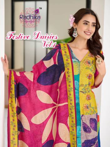 FESTIVE DIARIES VOL 1 BY RADHIKA lifestyle DESIGNER SALWAR SUIT WHOLESALER IN INDIA