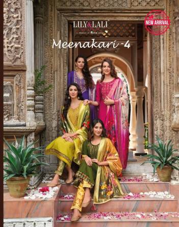 Meenakari Vol 4 BY LILY & LALI DESIGNER SALWAR SUIT WHOLESALER IN INDIA