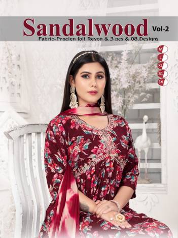 SANDALWOOD VOL 2 BY FASHION TALK DESIGNER SALWAR SUIT WHOLESALER IN INDIA