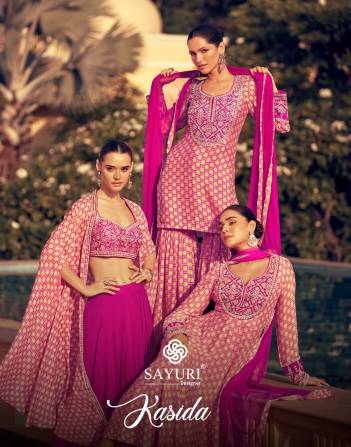 KASIDA BY SAYURI DESIGNER SILK SALWAR SUIT WHOLESALER IN INDIA