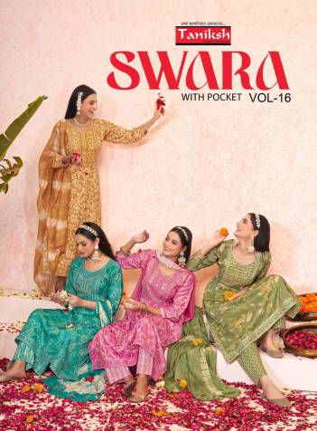 SWARA VOL 16 BY TANIKSH DESIGNER EMBROIDERY SALWAR SUIT WHOLESALER IN INDIA