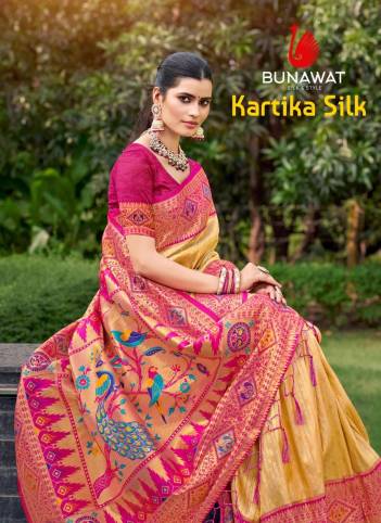 KARTIKA SILK BY BUNAWAT DESIGNER SILK SAREE WHOLESALER IN INDIA
