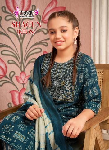 SHAGUN VOL 1 BY MYSTIC 9 DESIGNER EMBROIDERY SALWAR SUIT WHOLESALER IN INDIA