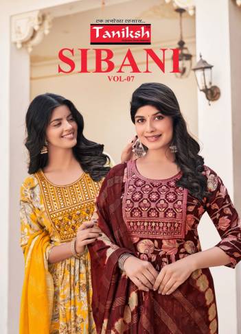 SIBANI VOL 7 BY TANIKSH DESIGNER ANARKALI SALWAR SUIT WHOLESALER IN INDIA