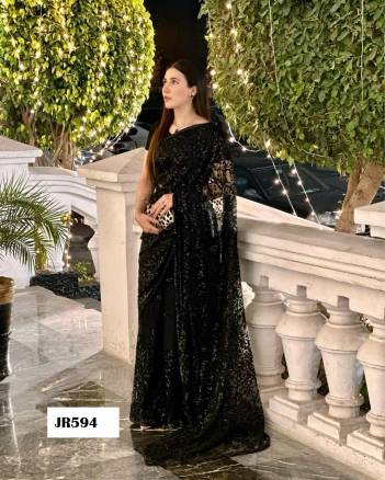 D.NO. JR594 BY SAGAR IMPEX GEORGETTE SAREE MANUFACTURER IN INDIA