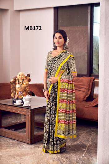 MIRA BELA BAGRU PRINTS MB172 TO MB191 DESIGNER COTTON SAREE WHOLESALER IN INDIA