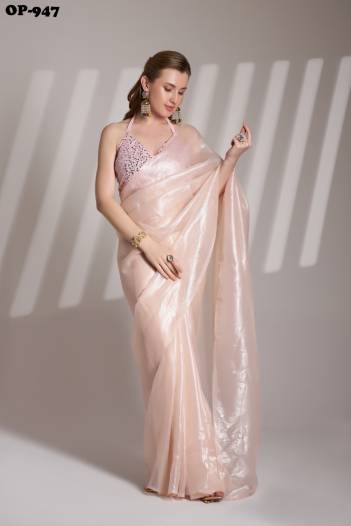LAXMINAM OP-947 DESIGNER TWILL NET SAREE WHOLESALER IN INDIA