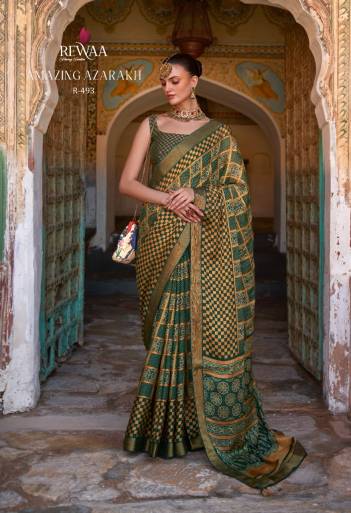AMAZING AZARAKH BY REWAA PRINTED SAREE WHOLESALER IN SURAT
