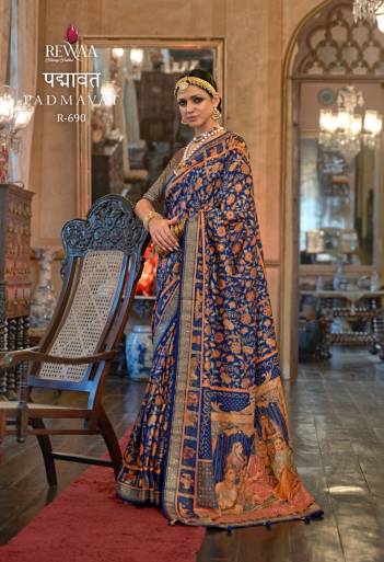 PADMAVAT BY REWAA PURE PATOLA SAREE WHOLESALER IN INDIA